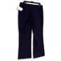 NWT Womens Blue Elastic Waist Stretch Pull-On Wide Leg Ankle Pants Size 14 image number 2