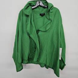 Ashro Green Button-Up Shirt