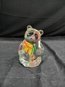 Art Glass Panda Bear Figurine
