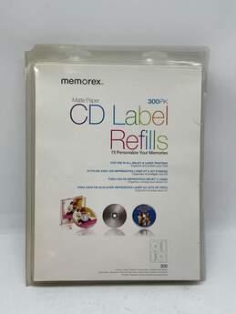 White Inkjet & Laser Printer Multi Use 300 PK Matte Paper CD Label Refills