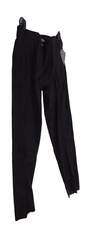NWT Mens Black Regular Fit Flat Front Pockets Straight Leg Dress Pants image number 3
