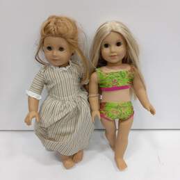 Bundle of 2 Assorted American Girl Dolls