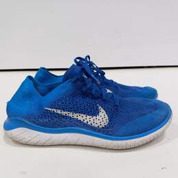 Nike Men's Blue Mesh Free RN Flyknit Shoes 942838-401 Size 11.5