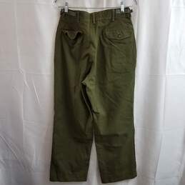 VTG Men's 1950's Green Military Pants Size S 27x32 alternative image