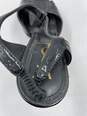 Authentic YSL Tribute Black Slingback Sandals W 6 image number 8