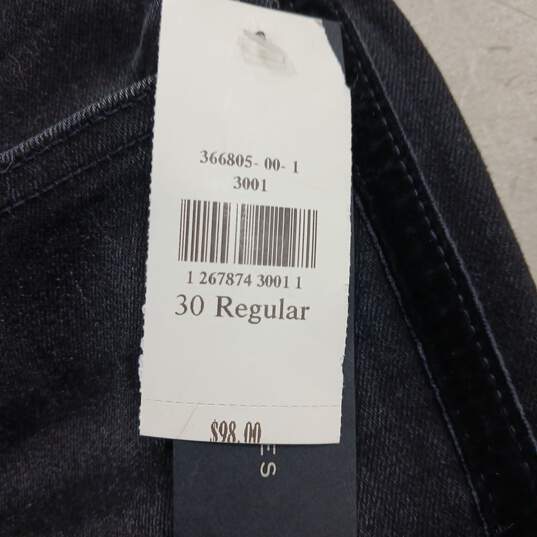 Banana Republic Black Skinny Denim Jeans Size 30 NWT image number 3