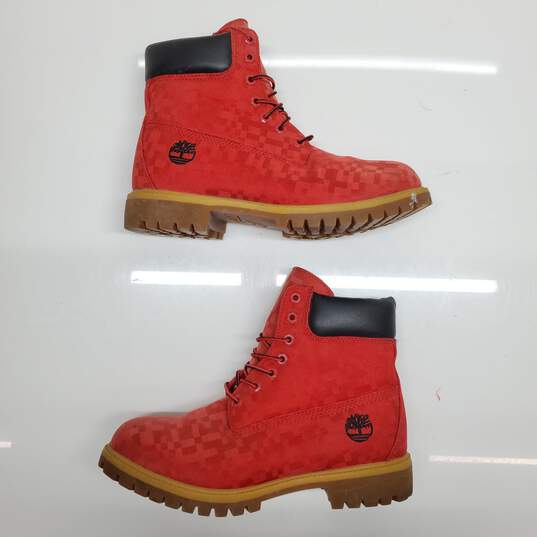 MEN'S TIMBERLAND 'RED DIGITAL' LIMITED RELEASE 6'' BOOTS SIZE 8.5 image number 2