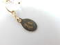 Designer Signed Deb Guyot Gold Filled Citrine & Clear Quartz Beaded Necklace image number 2