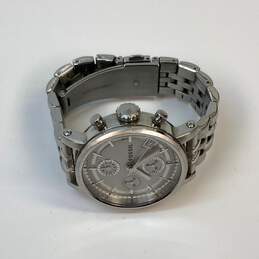 Designer Fossil ES-2198 Silver-Tone Boyfriend Chronograph Bracelet Wristwatch alternative image