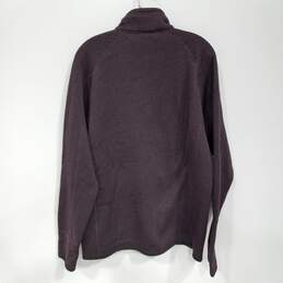 Patagonia Men's Purple Better Sweater Jacket Full Zip Mock Neck Size L alternative image