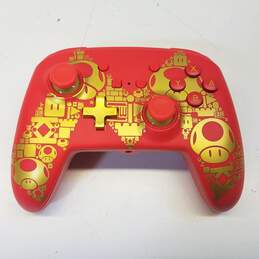 PowerA Wired Controller for Nintendo Switch- Super Mario Gold/Red alternative image