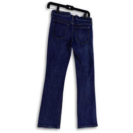 Womens Blue Medium Wash Pockets Regular Fit Denim Bootcut Jeans Size 27/4 alternative image