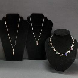 Bundle of 3 Sterling Silver Necklaces - 59.6g