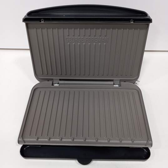 George Foreman Grill Model Gray GRS120GT image number 3