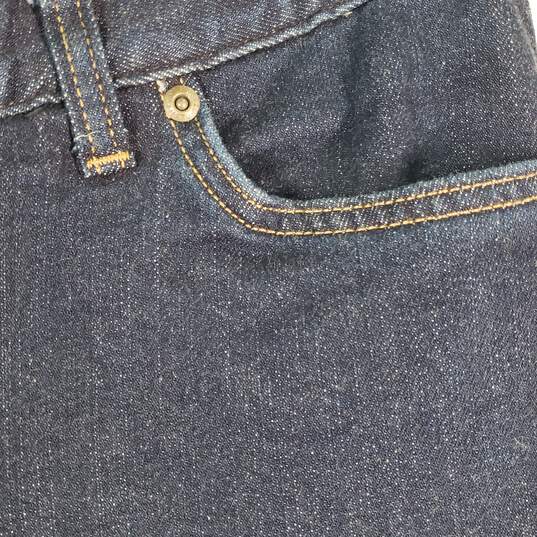 Womens Original Fit 5 Pockets Design Denim Straight Leg Jeans Size 10 image number 3