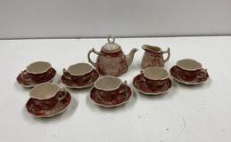 Madison Bay Co. Miniature 14 Piece Cup , Saucers, Creamer Tea Pot Set