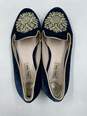 Authentic miu miu Navy Embroidered Loafers W 6.5 image number 6