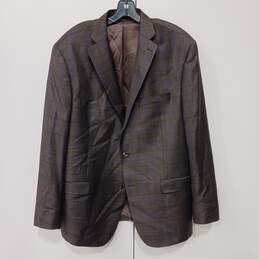 Men's Michael Kors Brown/Purple Suitcoat Size Medium