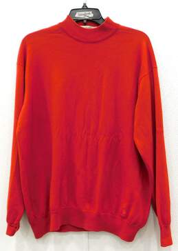 Burberry Womens Size 44 Red Long Sleeve Shirt W/COA alternative image