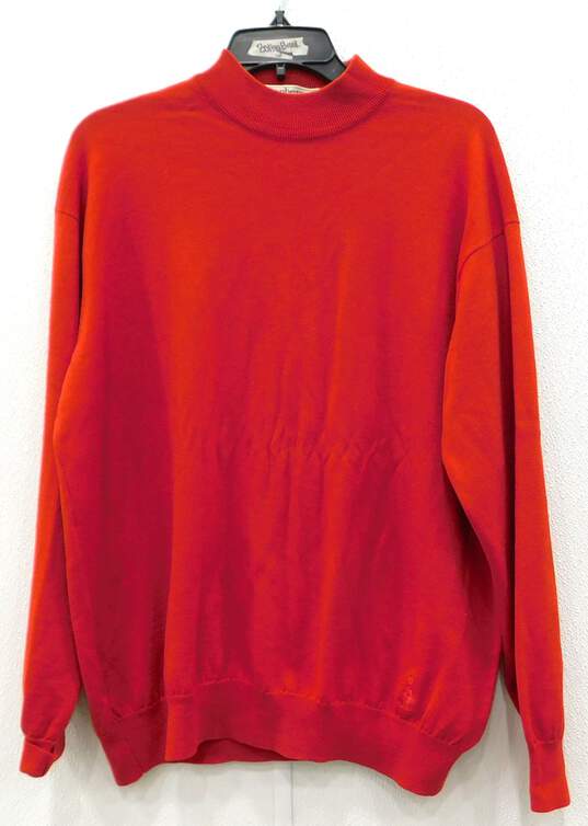 Burberry Womens Size 44 Red Long Sleeve Shirt W/COA image number 2