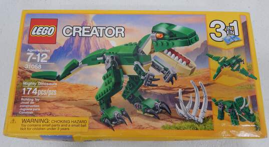 2 Sealed Lego Creator Sets Mighty Dinosaurs & Deep Sea Creatures 31058 31088 image number 2