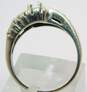 Vintage 14K White Gold 0.18 CTTW Diamond Ring- For Repair 4.0g image number 2