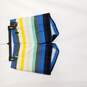 New York & Co Women Striped Multicolor Shorts Sz 12 NWT image number 1