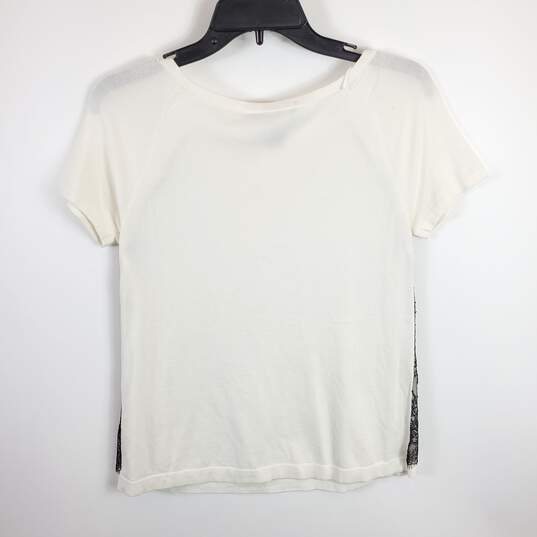 White House Black Market Women White Lace Top XS image number 2