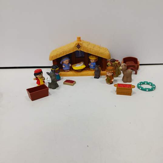 Mattel (2002) Little People Nativity Scene Playset image number 1