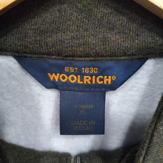 Women’s Woolrich ¼ Zip Mock Neck Sweater Sz XL NWT image number 3