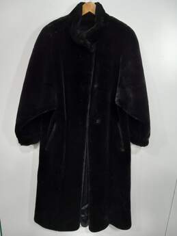 Saks Fifth Avenue Marvin Richards Faux Fur Coat Women's Size M