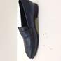 OPP Walking Time Navy Blue Leather Loafers Men's Size ? image number 2