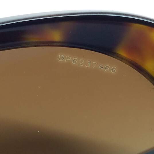 AUTHENTICATED Prada Brown Tort Oval Oversized Sunglasses image number 3