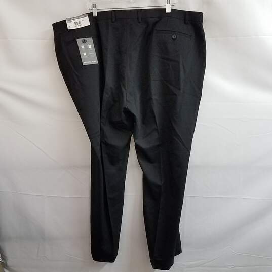 Michael Kors Matisse Men's Dress Pants Stretch Comfort Waistband - Black Size 54W 30L image number 2