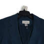 Womens Blue Long Sleeve Notch Lapel Flap Pocket Two Button Blazer Size 16W image number 3