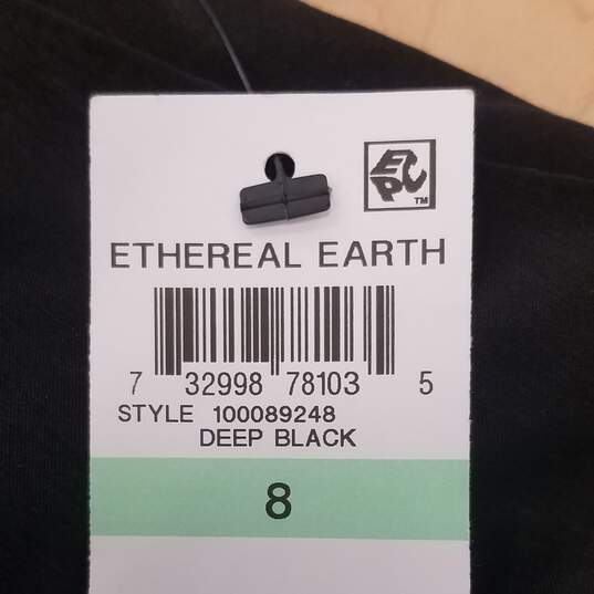 Bar III Women Deep Black Ethereal Earth Dress Pants M 8 NWT image number 5