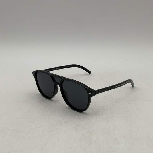 Dior Mens Homme Black Full-Rim UV Protection Lightweight Aviator Sunglasses image number 1