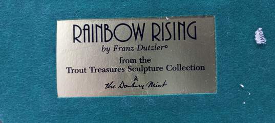 The Danbury Mint Rainbow Rising Fish Sculpture image number 4