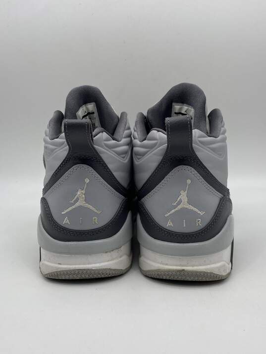 Authentic Mens Air Jordan Flight 654262-006 Gray Basketball Shoes Size 13 image number 4