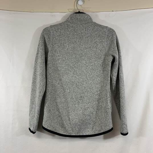 Women's Grey Marled Nike Full-Zip Sweater, Sz. S image number 2