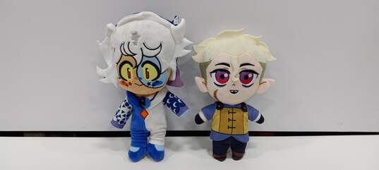 Pair of Anime Inspired Plush Toys image number 1