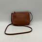Dooney & Bourke Womens Brown Leather Zipper Adjustable Strap Crossbody Bag Purse image number 3