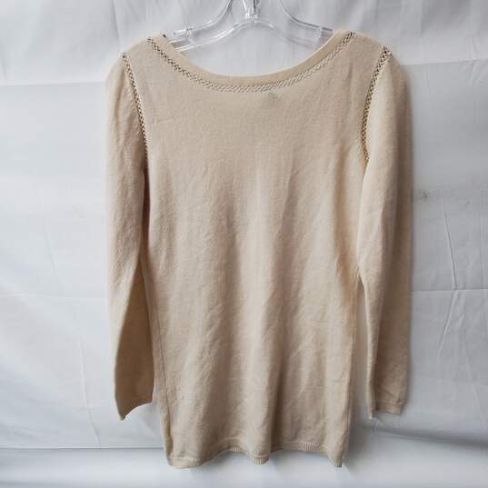 Magaschoni New York Light Beige Cashmere Sweater Size XS image number 2