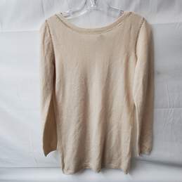 Magaschoni New York Light Beige Cashmere Sweater Size XS alternative image