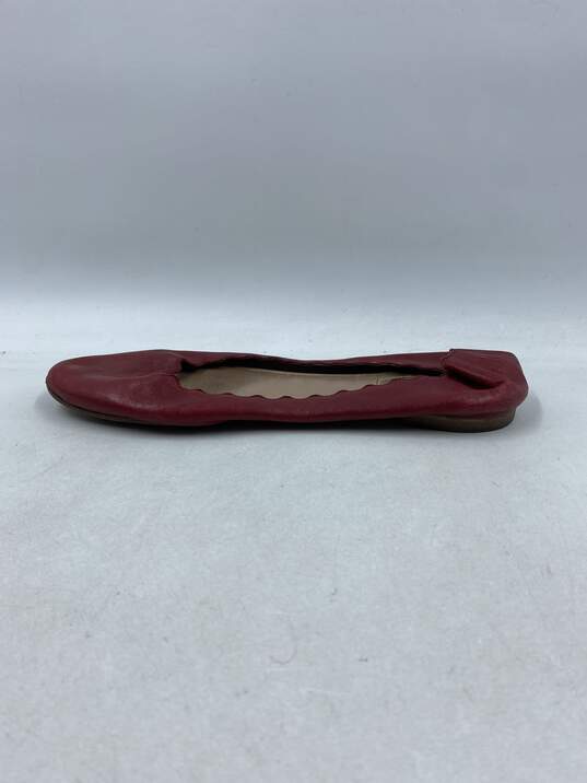 Authentic Chloe Red Slip-On Flat W 6.5 image number 2