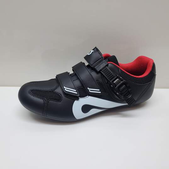 Peloton Womens PL-SH-B-40 Low Top Comfort Black Red Cycling Shoes US sz 40 image number 3