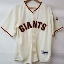 Majestic San Francisco Giants Barry Bonds #25 Baseball Jersey Men's 50 NWT