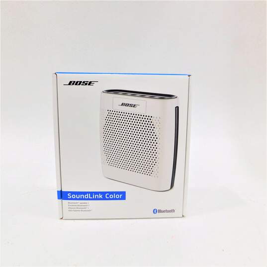 Sealed Bose Soundlink Color Bluetooth Speaker White IOB image number 1