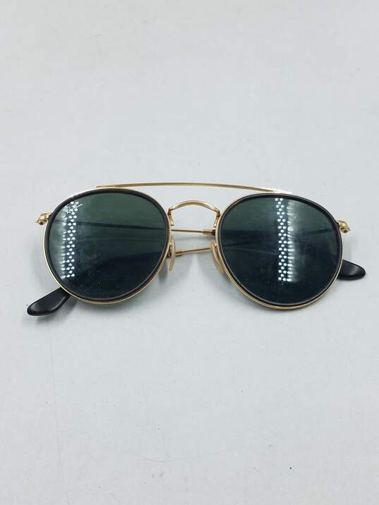 Ray-Ban Gold Aviator Sunglasses image number 1