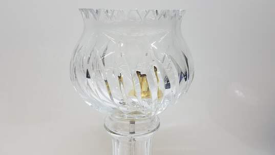 Vintage Wedgewood Crystal Tabletop Lamp 15in Tall image number 2